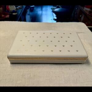 Vintage Hard Case Jewelry Organizer Box